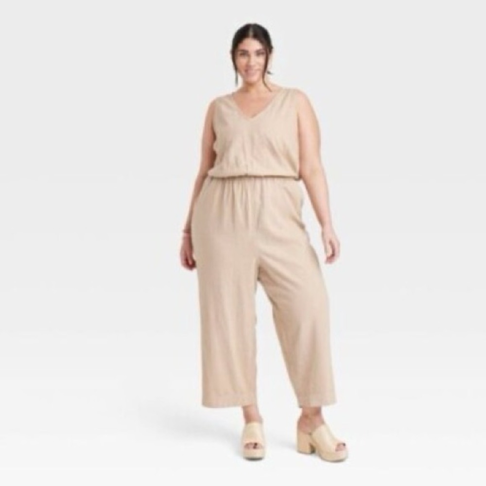 Universal Thread Tan Jumpsuit